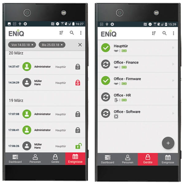 DOM ENIQ APP management
