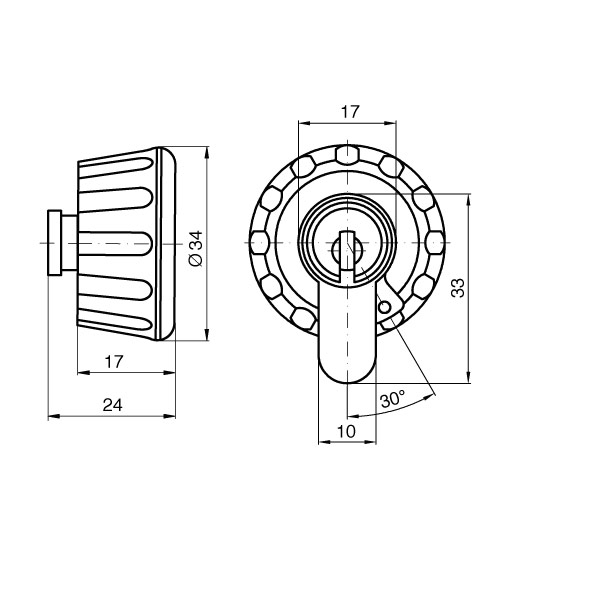 DORMAKABA standard knob