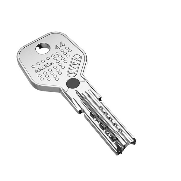 EVVA Akura44 key with coloured dot
