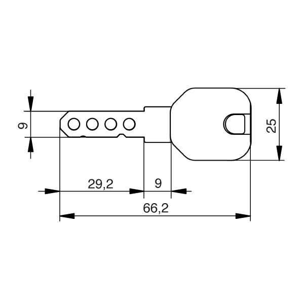 EVVA MCS design cap dimensions
