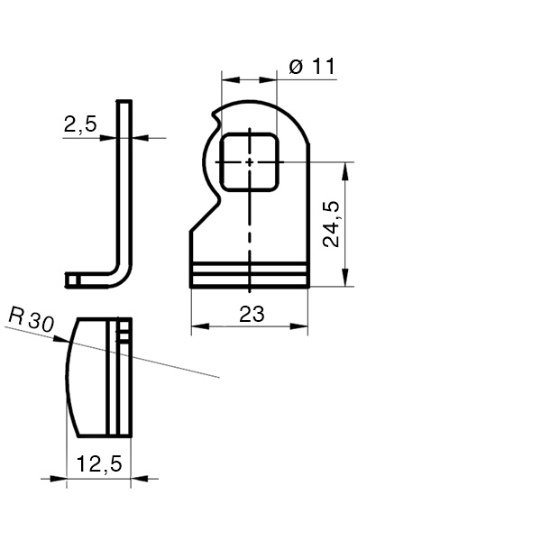 ISEO closing lever Renz