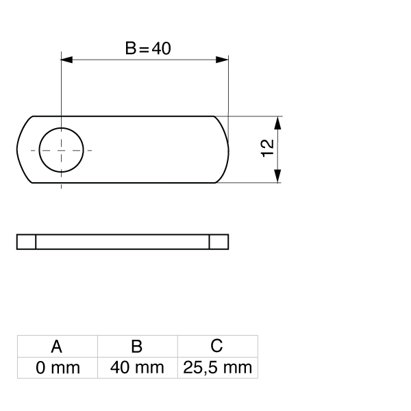 KESO standard lever A3