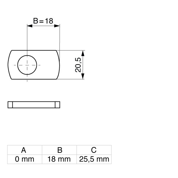 KESO closing lever M1
