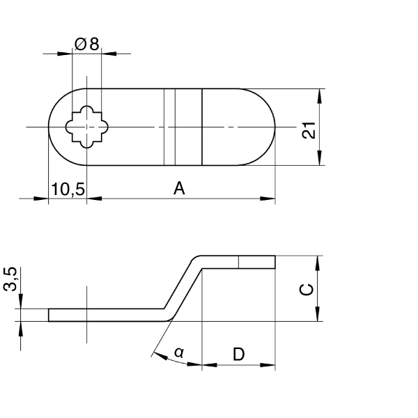 WILKA closing lever 039, 043