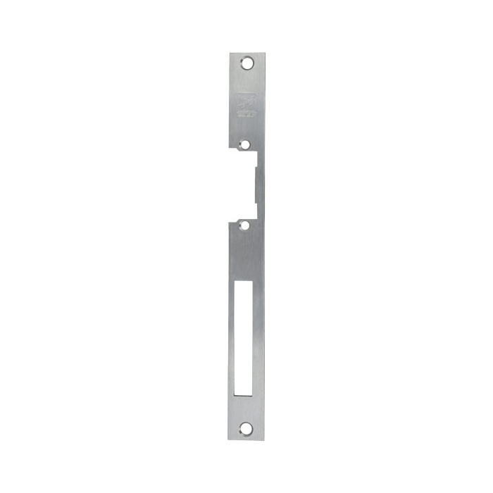 Flat strike plate for electric door opener