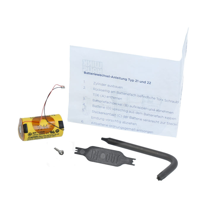 WINKHAUS blueCompact battery replacement set 21/22