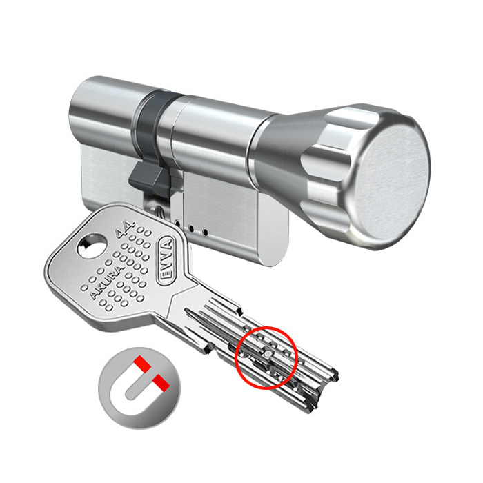 EVVA Akura knob cylinder