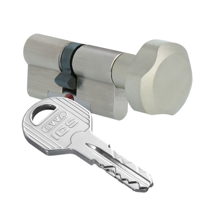 EVVA ICS knob cylinder short