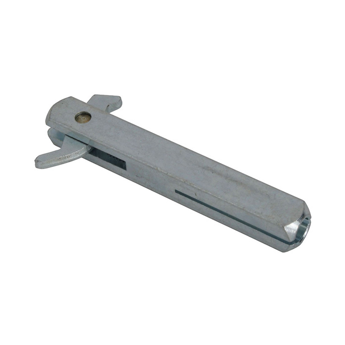 Half spindle with slot and hook, 9 mm