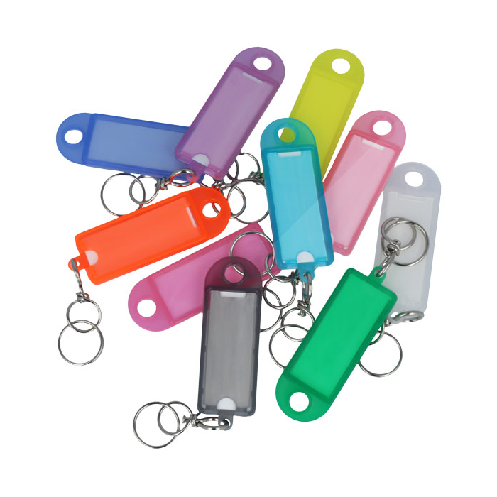 10 keychains "openable" with swivel and ring