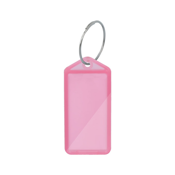 Keychain made of transparent plastic (openable)