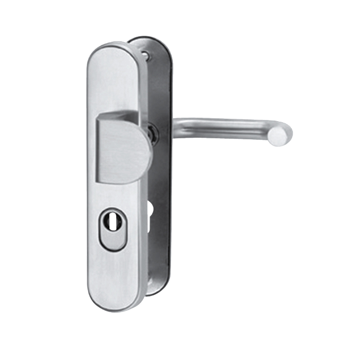 Long plate interchangeable fitting with core pulling protection - F1