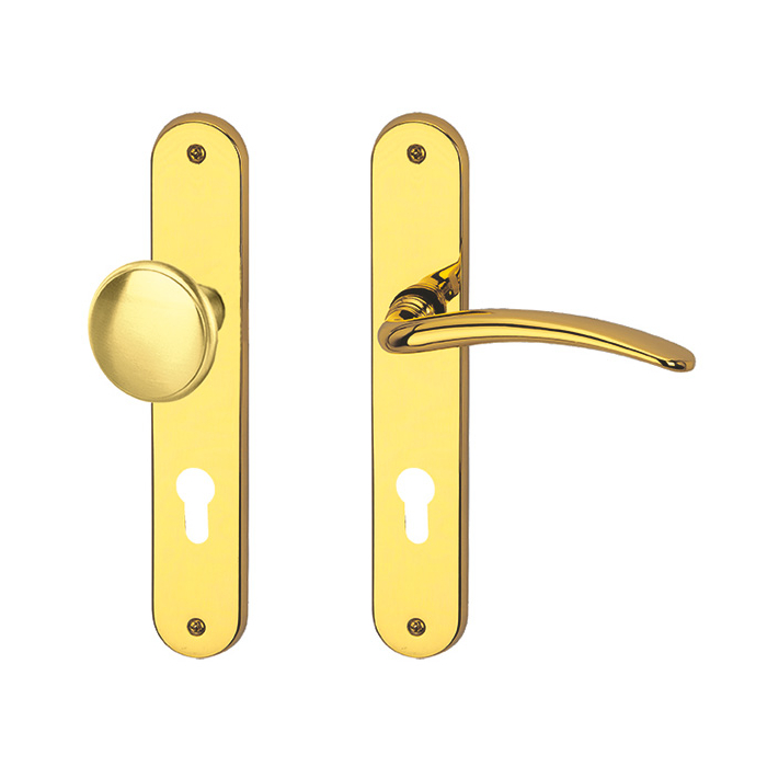 Alexandra long plate fitting / knob-handle