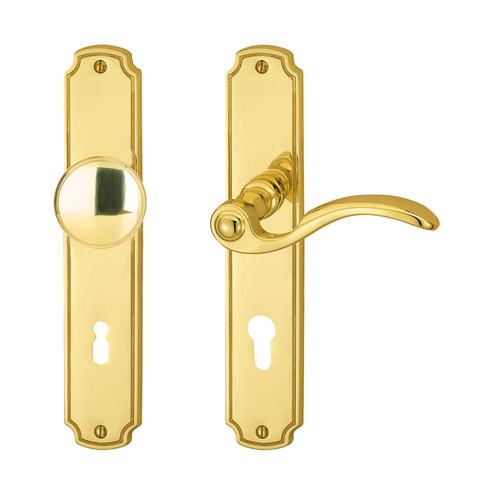 Rica long plate fitting knob / handle