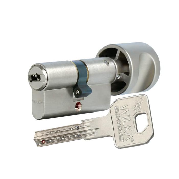 WILKA 3VS knob cylinder short