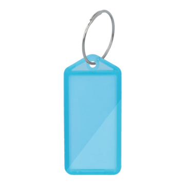 Keychain made of transparent plastic (openable)