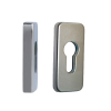 Sliding protection rosette for metal doors 9 mm
