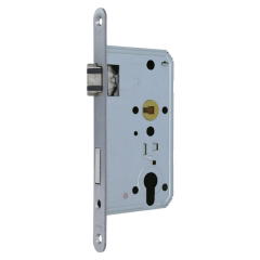 PZ object mortise lock with rounded forend