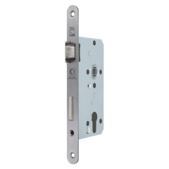PZ mortise lock with silent latch