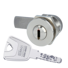 KESO 8000 Double Cylinder with Emergency and Danger Function 35/30  Including 5 Keys - Reversible Key Security Cylinder - Security Card -  Dimple Key 