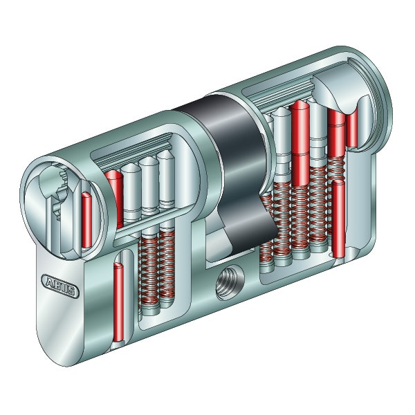 Individual ABUS Bravus 3000 Security Lock Cylinder Knob Cylinder z45/k40mm 
